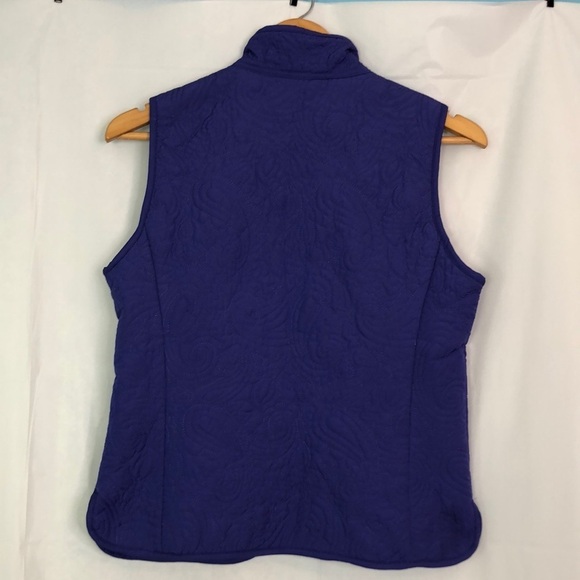 Pendleton Women’s Blue Quilted Vest Hidden Pocket Size XS - Picture 7 of 11